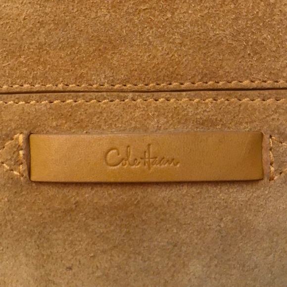 Cole Haan Mustard Suede Purse - Picture 7 of 8